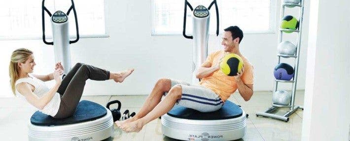 Trabajando el core en plataforma vibratoria