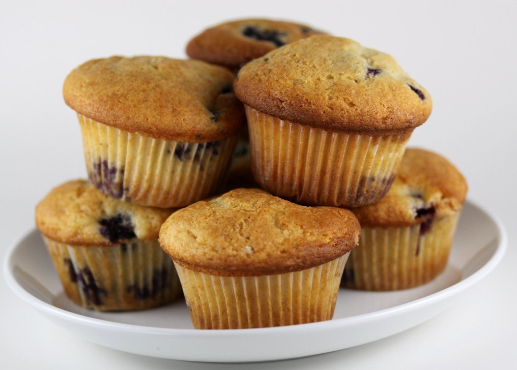 Muffins de yogur con melocotón Entrenamiento