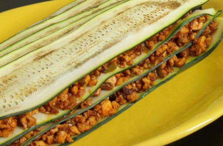 Receta vegana de lasaña de vegetales