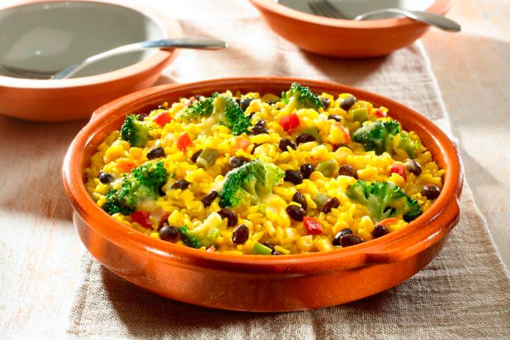 Receta de arroz español con azafrán