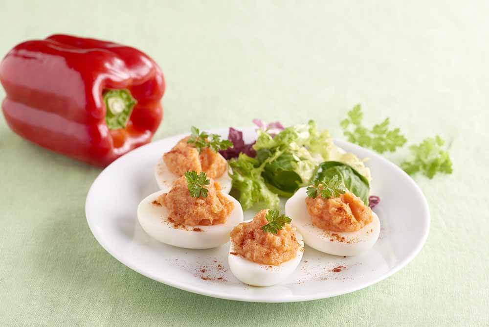 Receta del huevo relleno de bacalao