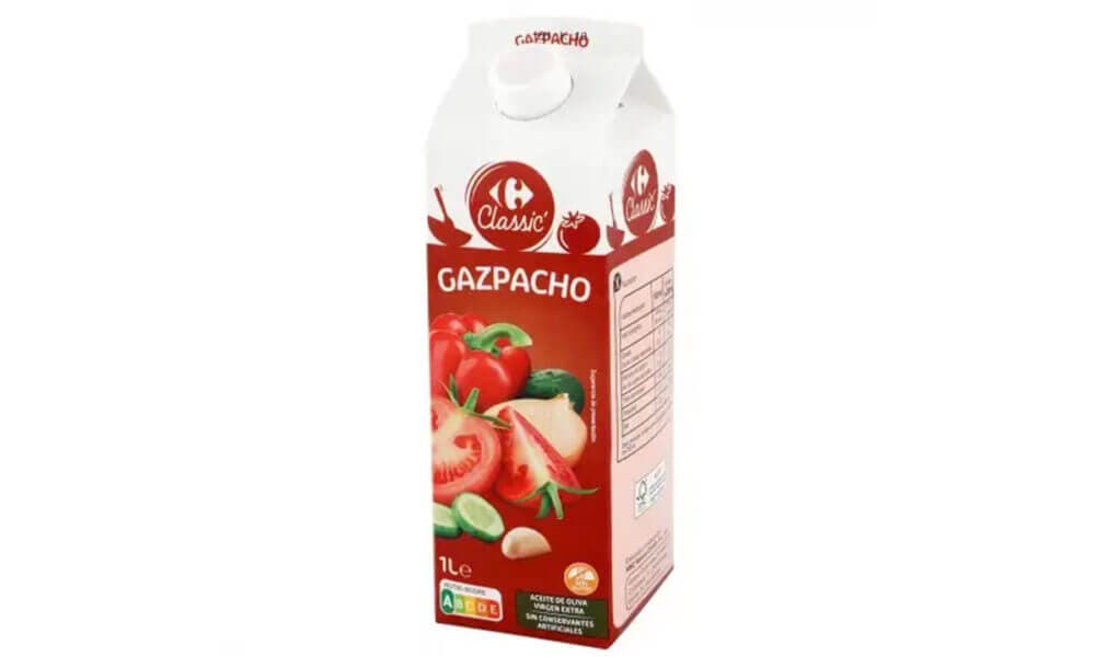 Gazpacho elaborado por Carrefour
