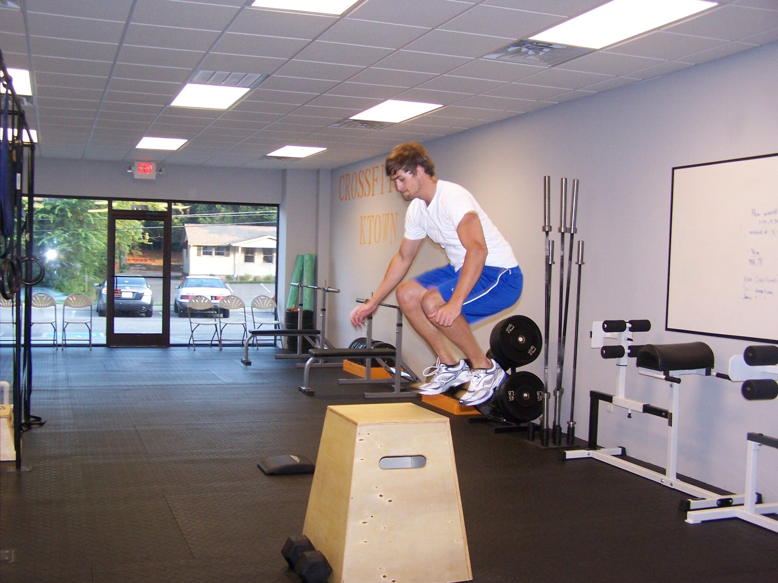Box jumps ejercicio Crossfit para disfrutar