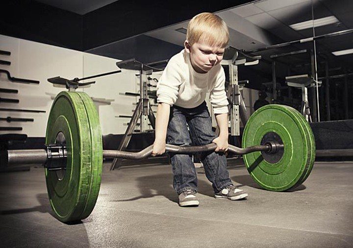 halterofilia para niños