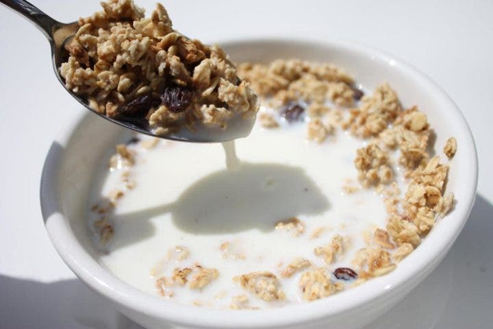 Leche con cereales proteicos para una buena recupero muscolare
