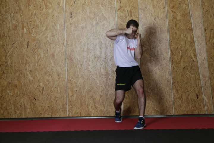 ejercicio de sombras para rutina de peso corporal