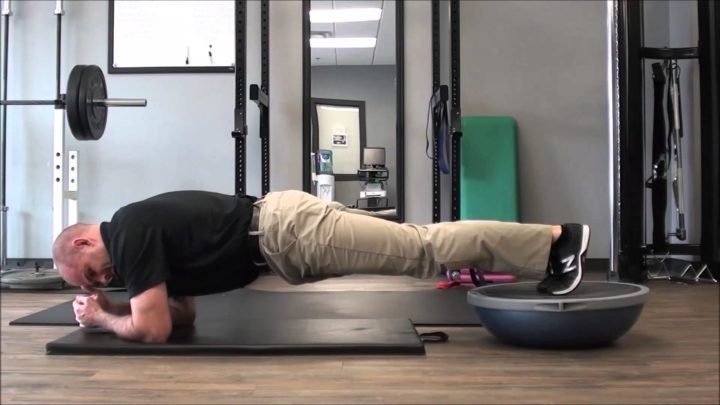 Planchas convencionales sobre bosu