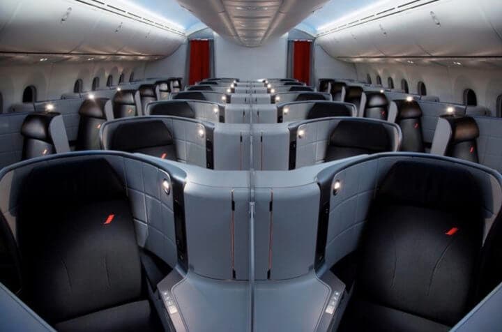 Viajar en clase business con Air France