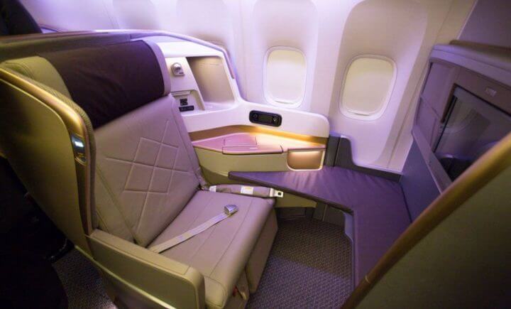 Ventajas de la clase Business de Singapour Airlines