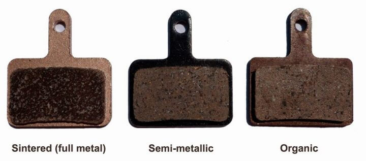 Tipos de pastilla de freno de bicicleta