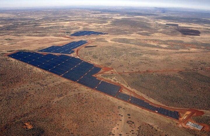 Parque solar más grande de Africa
