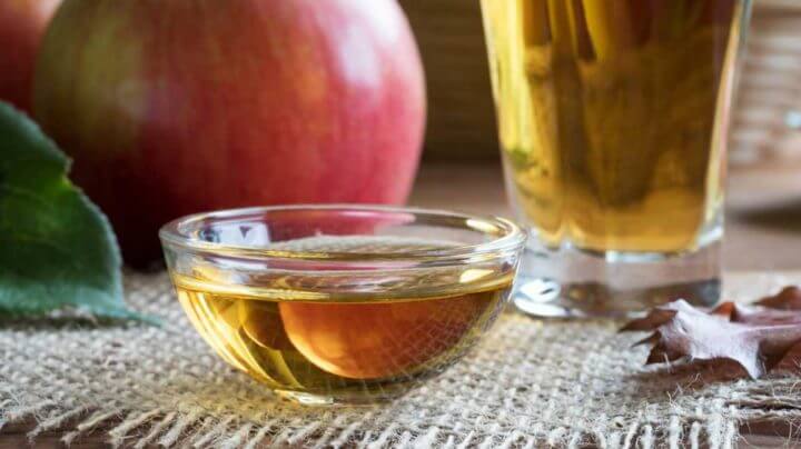 El vinagre de sidra de manzana puede causar indigestión