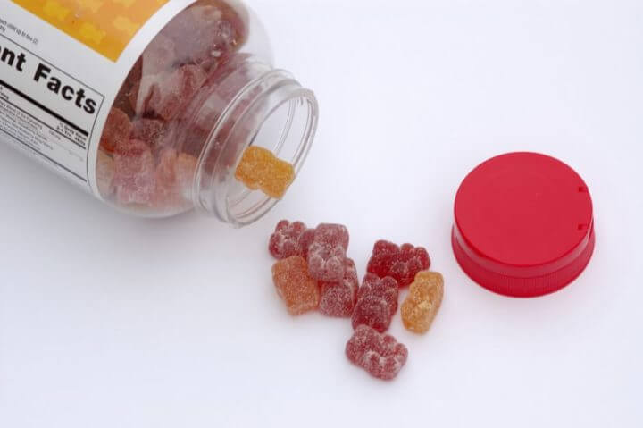 Suplemento de vitaminas de gominolas