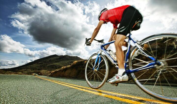 Cadencia de ciclismo alta