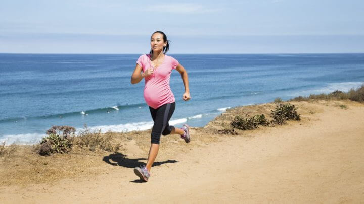 Correr durante el embarazo