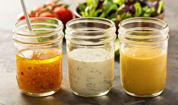 Salsas y vinagretas saludables para una dieta cetogénica