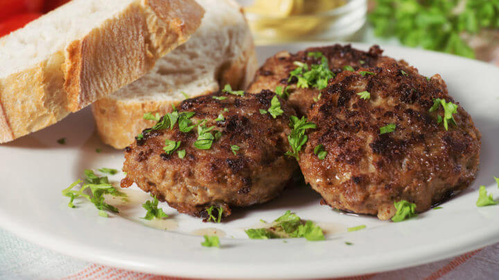 Hamburguesas de carne picada