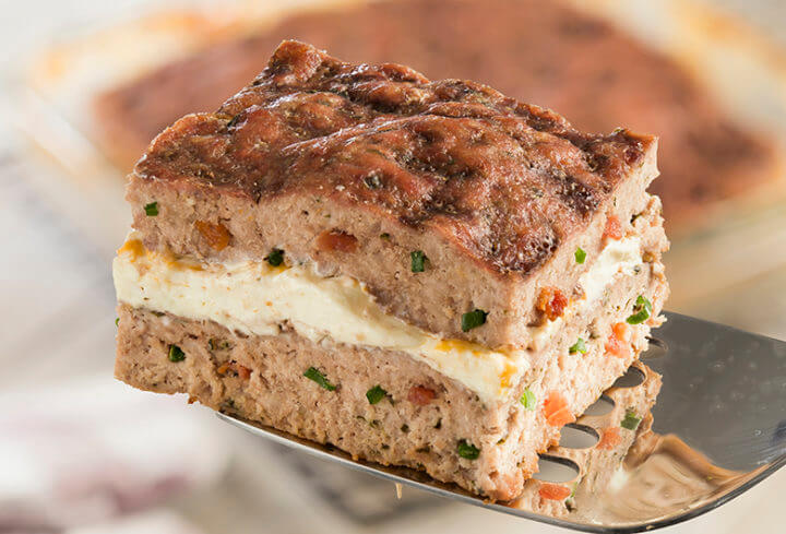 Receta saludable de pastel de carne