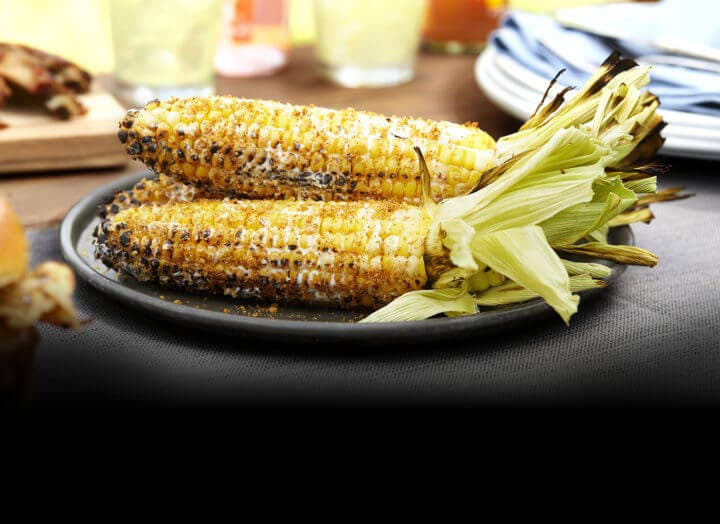 Receta saludable de mazorca de maíz a la parrilla
