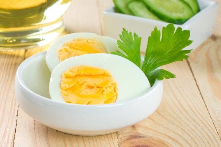 Las calorías de los huevos cocidos