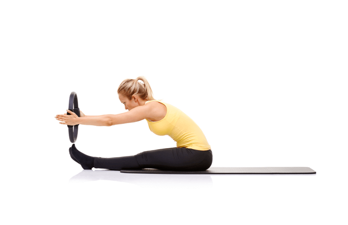 Ejercicio de Pilates para hacer por las noches