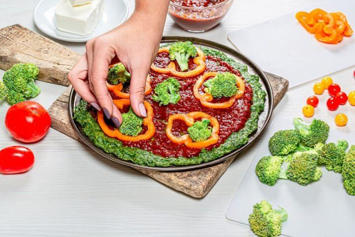 Brócoli microgreen para preparar comida saludable