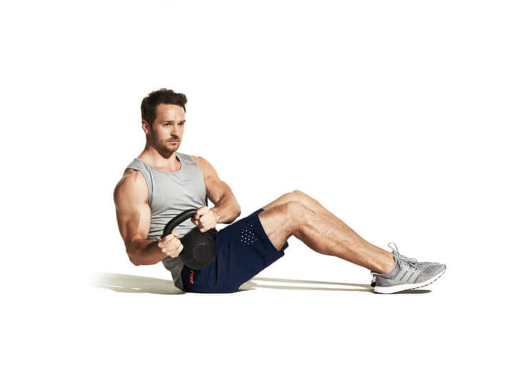 Giros rusos con Kettlebell