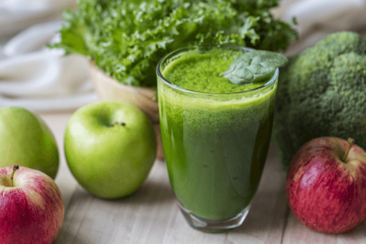 Receta de smoothie linterna verde