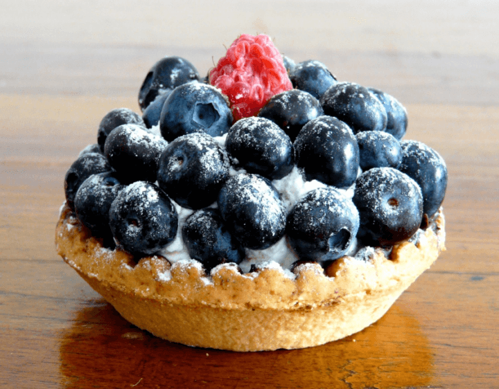 Receta de tarta basada en arándanos deliciosa