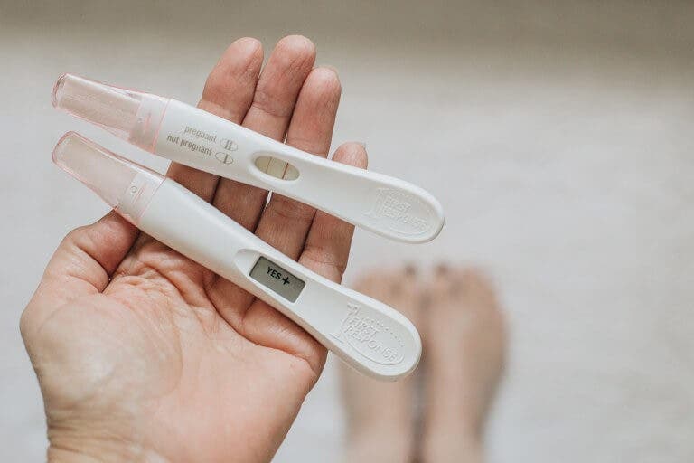 Razones para un falso positivo en un test de embarazo