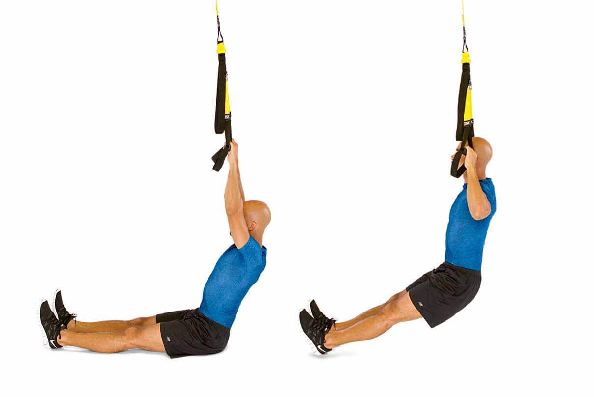 8 ejercicios con TRX para fortalecer la espalda de forma sencilla