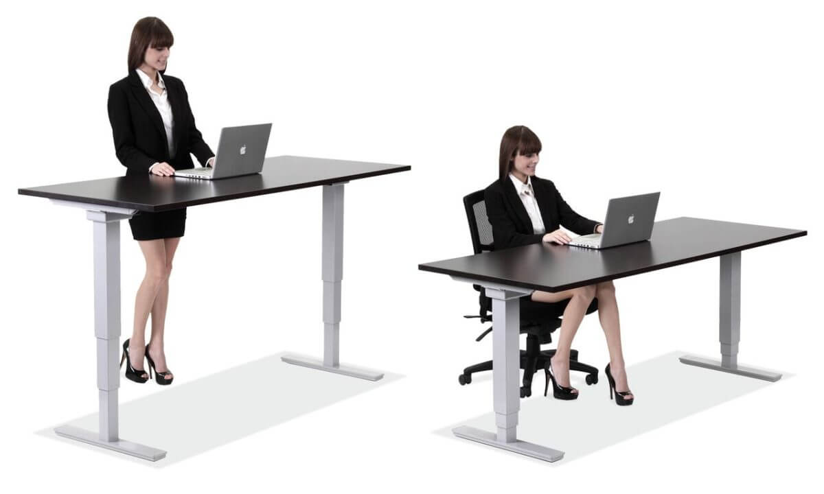 5 standing desk o escritorio elevable para trabajar de pie y sentado