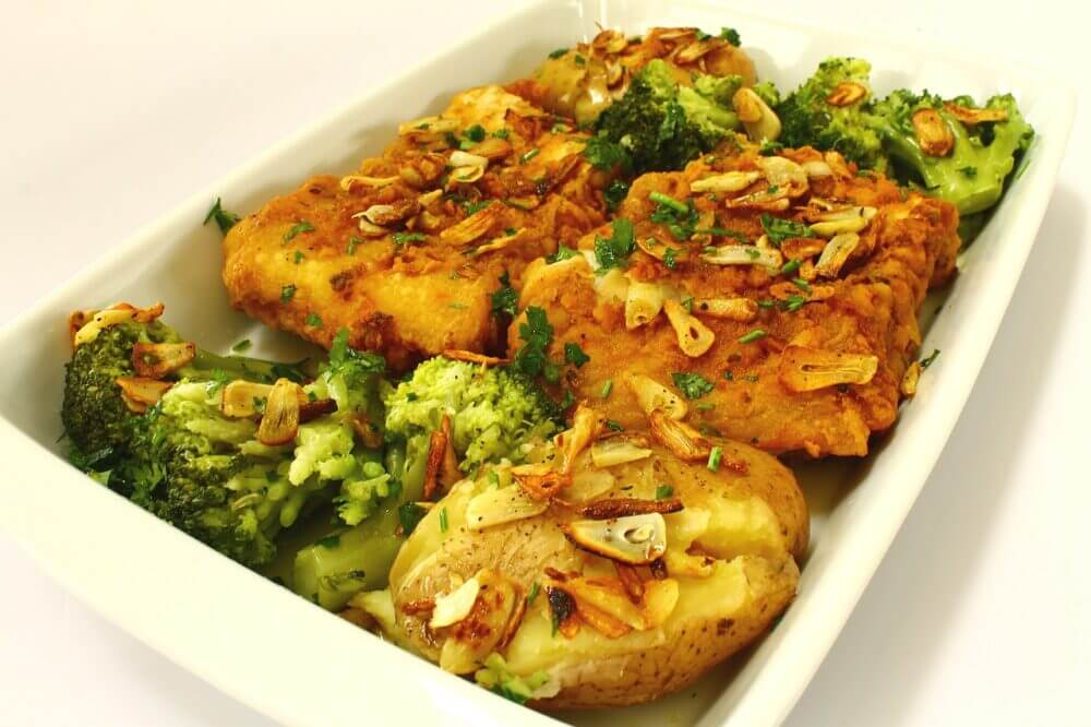 Plato de merluza
