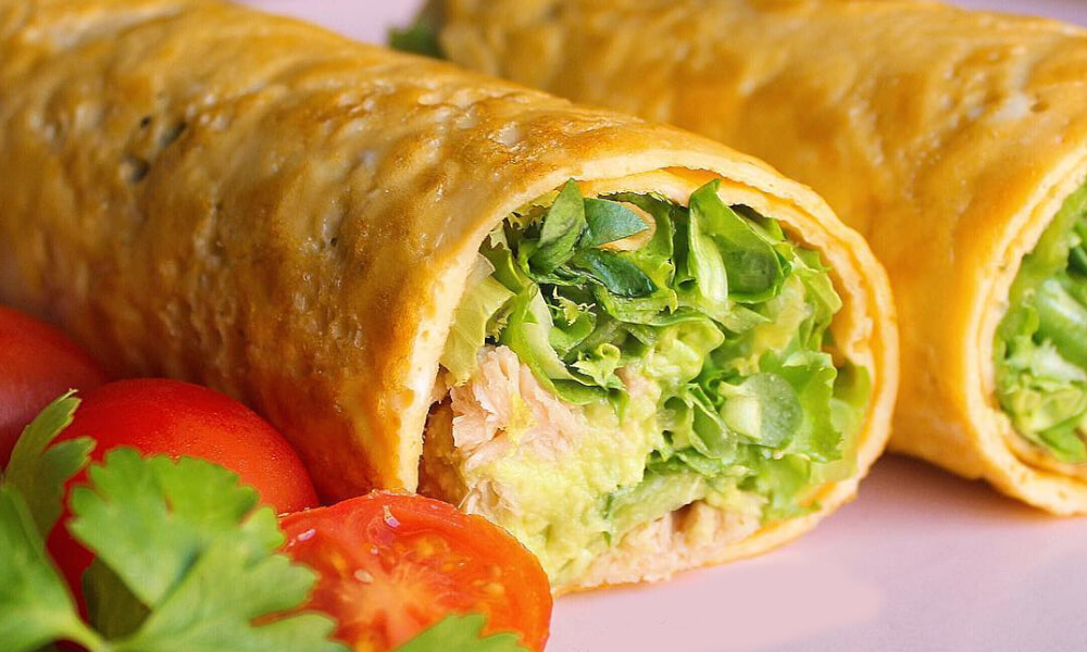 Wrap de huevo