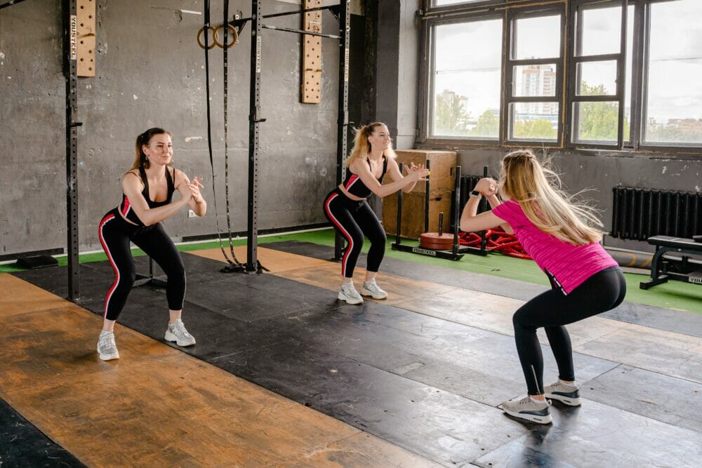 Exercícios de sentadillas em casa