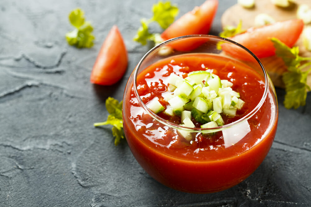 cómo preparar gazpacho andaluz