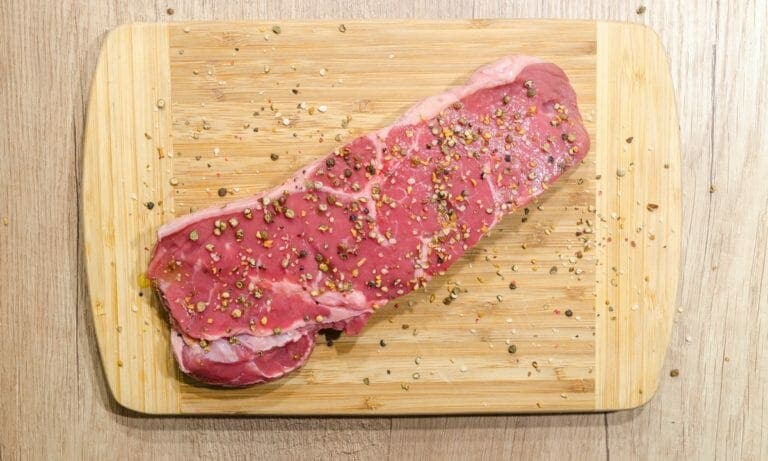 Ternera con champiñones